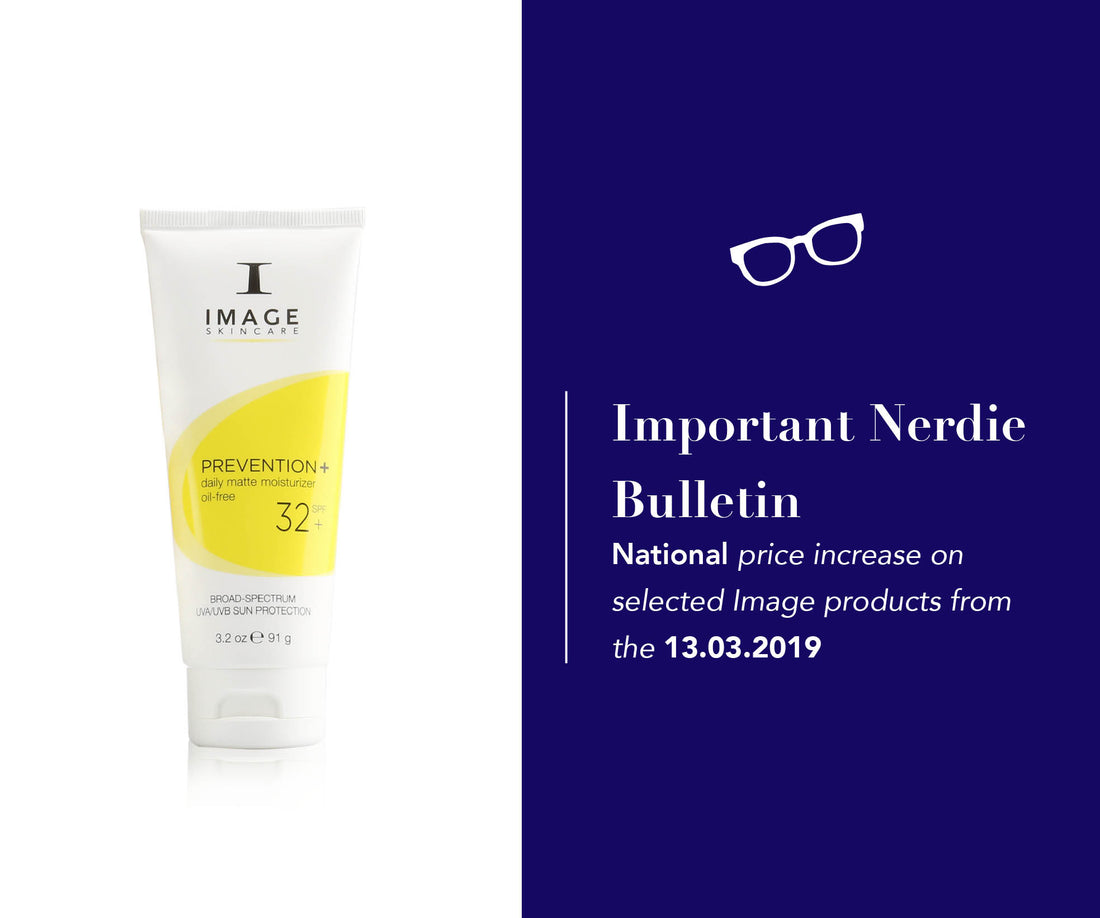 Nerdie Bulletin: IMAGE Price Changes Occurring From 13th of March 2019