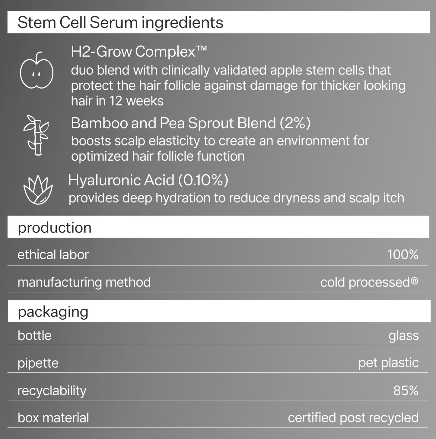 Act+Acre Cold Processed Stem Cell Scalp Serum