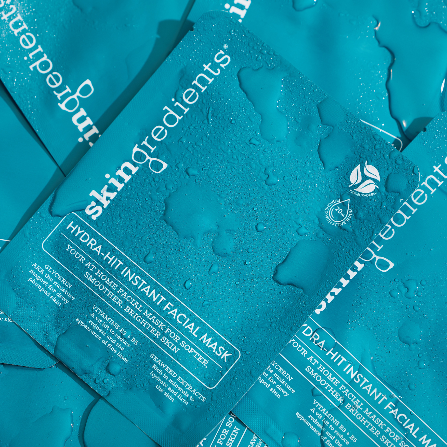 Early Access - Skingredients Hydra-Hit Instant Facial Mask – Hydrating Sheet Mask for Dry, Dull & Dehydrated Skin