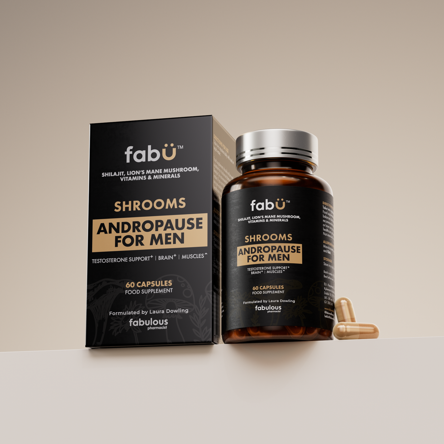 fabÜ Shrooms Andropause for Men