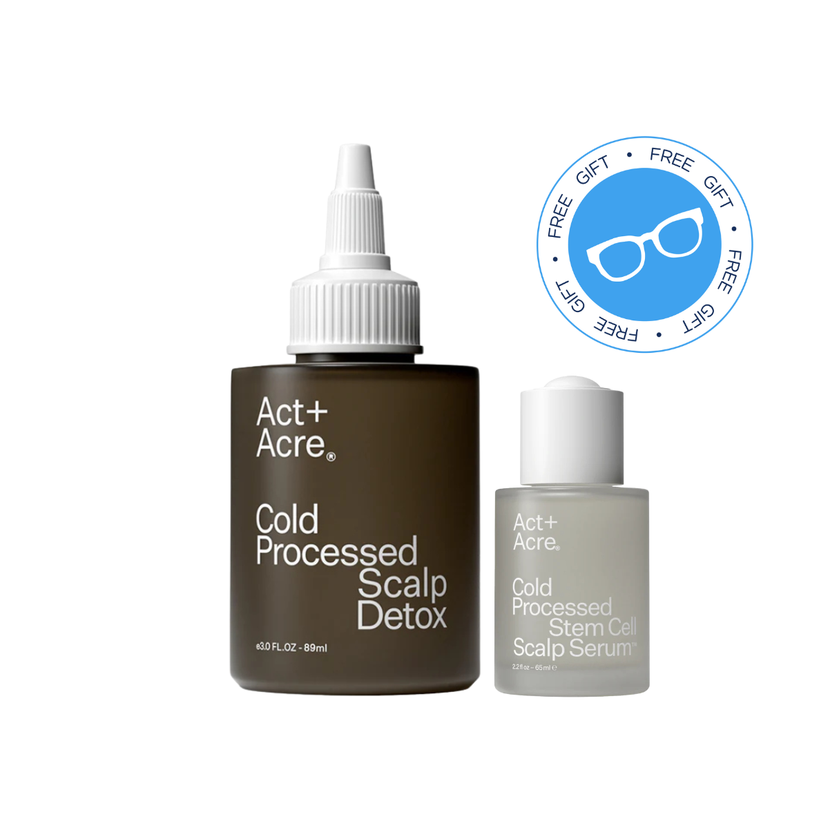 Act+Acre Cold Processed Scalp Detox & 15ml Stem Cell Scalp Serum FREE