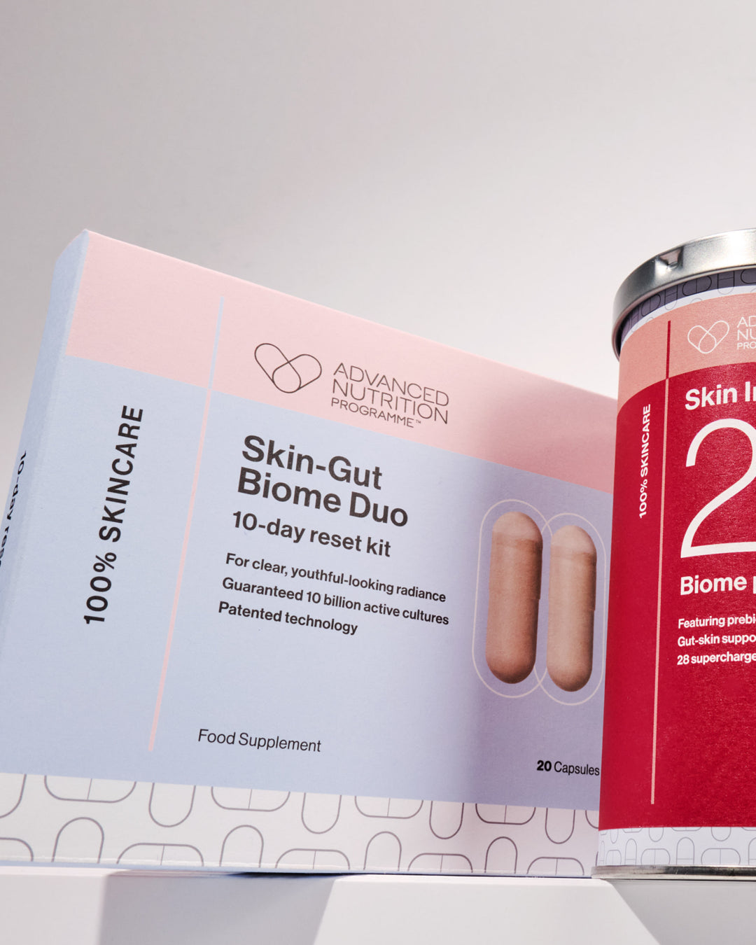 Advanced Nutrition Programme Skin Integrate 28 & Complimentary Skin Gut Biome Duo
