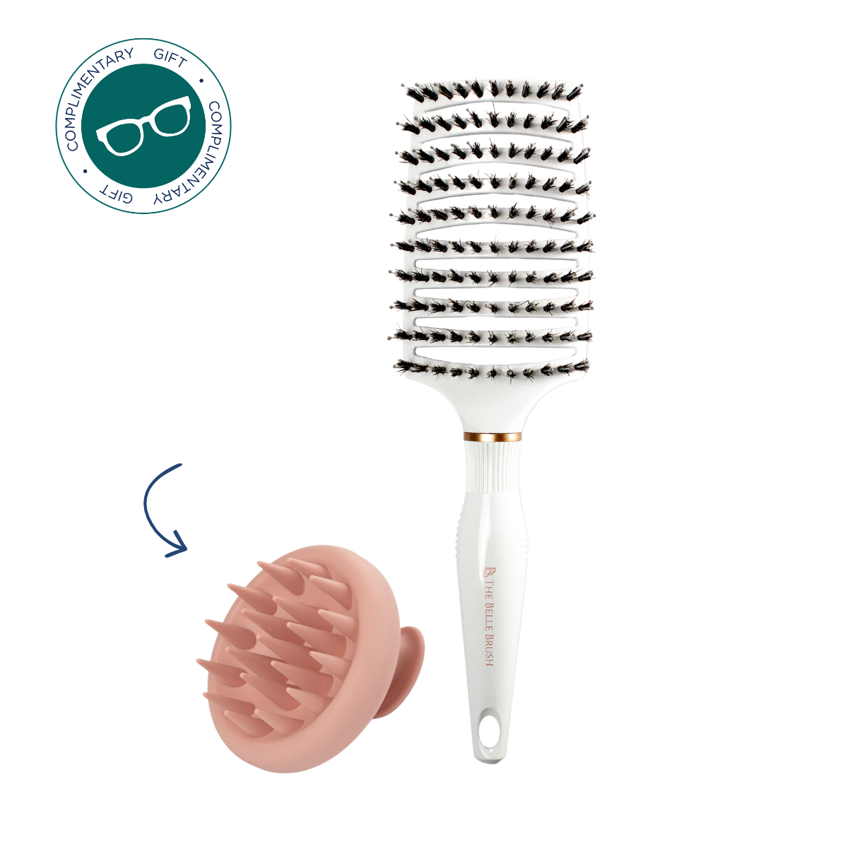 The Belle Brush Original & FREE Scalp Brush