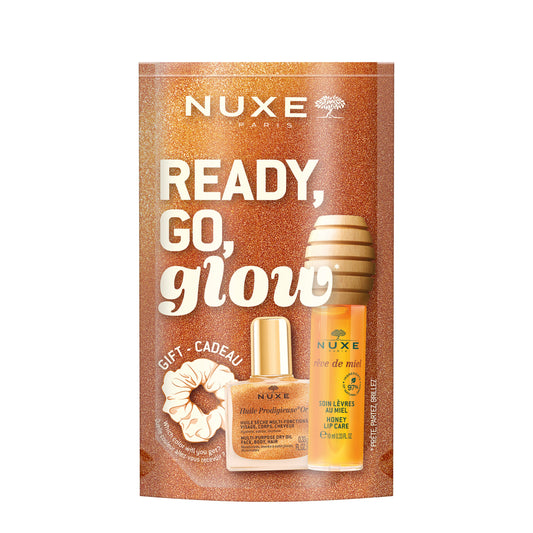 NUXE Glow On The Go Honey Lip Oil Gift Set