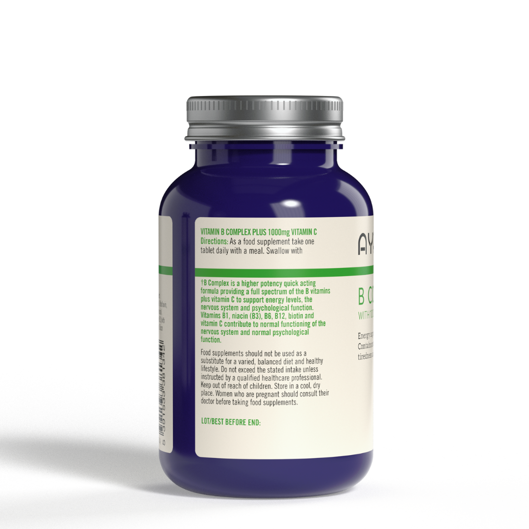 AYA B Complex with 1000mg Vitamin C (60 tabs)