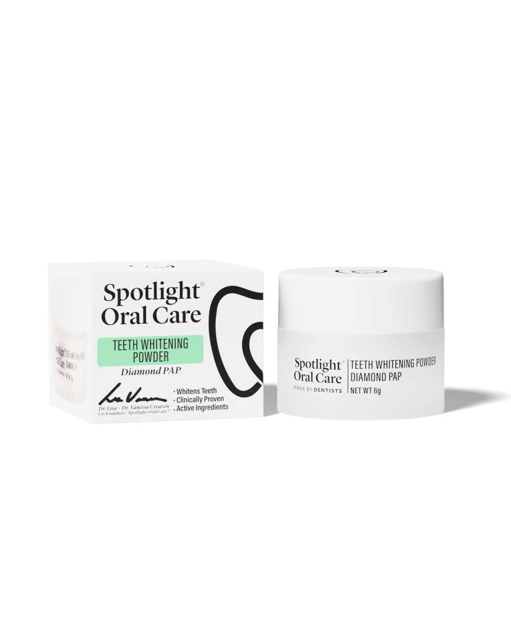 Spotlight Oral Care Mini Diamond PAP Teeth Whitening Powder 6g
