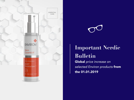 Nerdie Bulletin: Environ Price Changes Occurring From January 2019