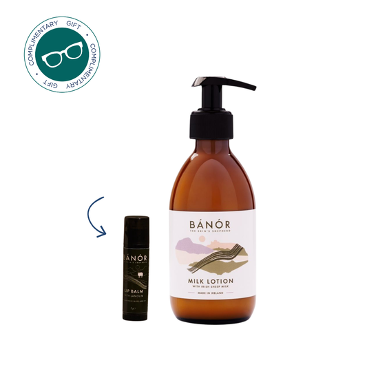 Bánór Hand & Body Lotion + FREE Lip Balm Bundle