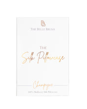 Load image into Gallery viewer, The Belle Brush Silk Pillowcase - Champagne
