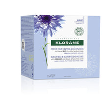Load image into Gallery viewer, Klorane smoothing and soothing eye patches (7 pack) with ORGANIC Cornflower
