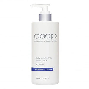 ASAP Skincare Daily Exfoliating Facial Scrub 300ml- Super Size - 100ml FREE
