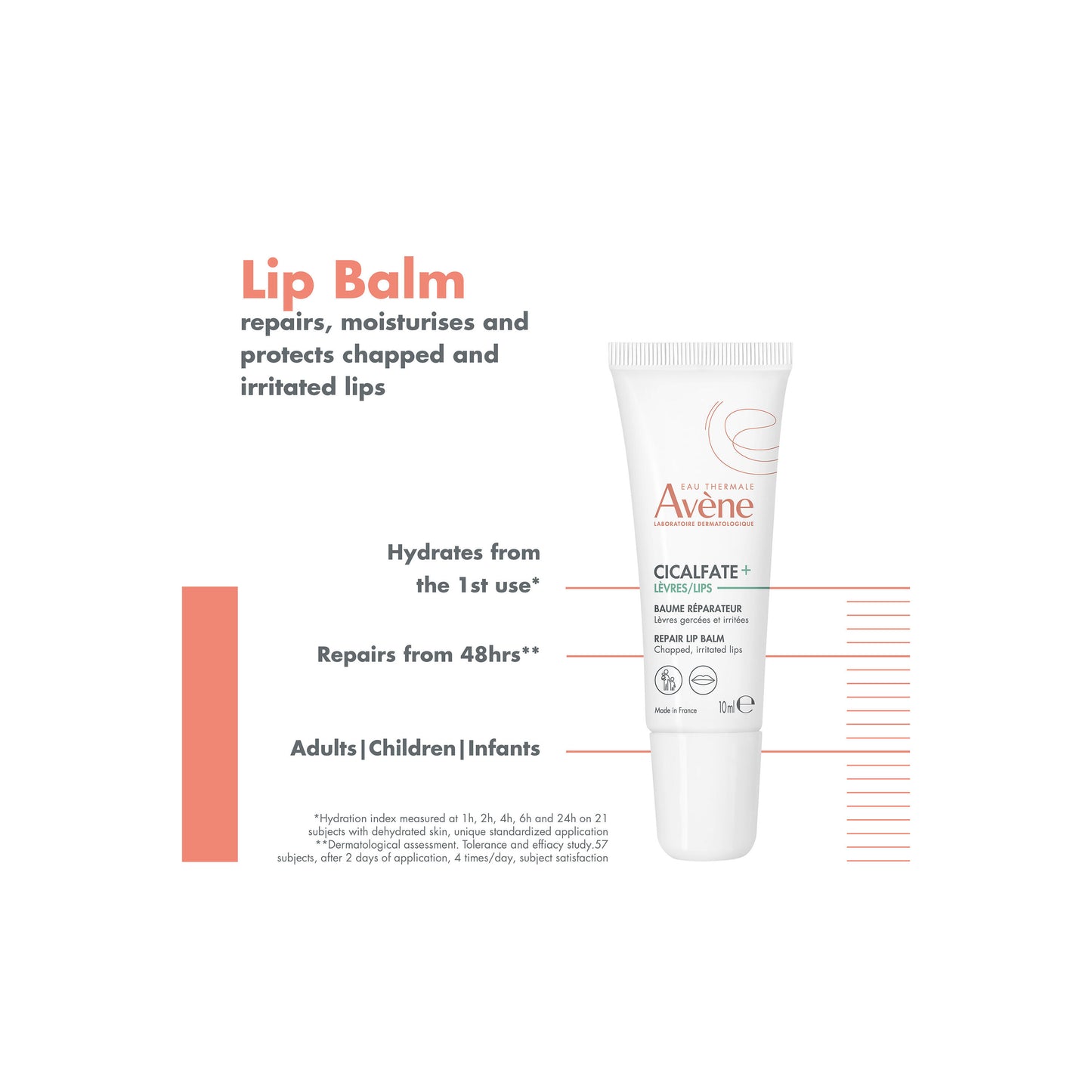 Avène Cicalfate+  Repair Lip Balm for Chapped, Cracked Lips