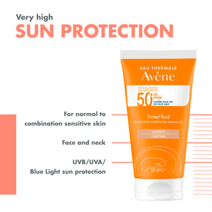 Avène Very High Protection Tinted Fluid for Sensitive Skin SPF50+