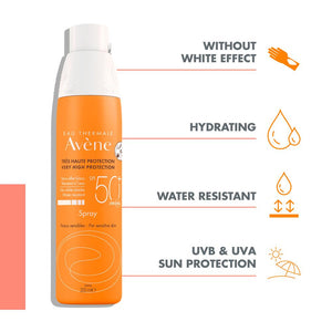 Avène Very High Protection Spray SPF50+ Sun Cream for Sensitive Skin