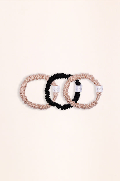 Sea+Solu Silk Scrunchies 3pack