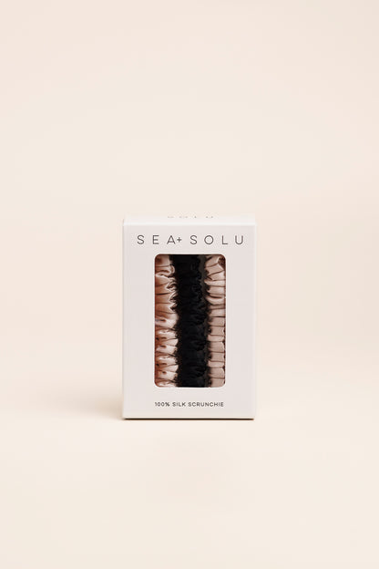 Sea+Solu Silk Scrunchies 3pack