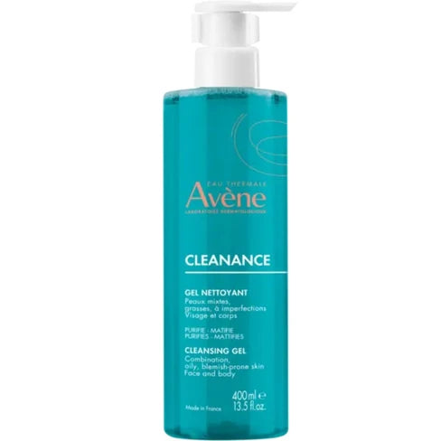 Avène Cleanance Cleansing Gel for Blemish-Prone skin 400ml