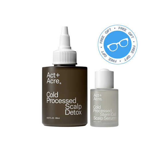 Act+Acre Cold Processed Scalp Detox & 15ml Stem Cell Scalp Serum FREE