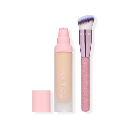 Doll 10 Skindulgence - T.C.E Foundation with Limited Edition Brush Gift Set