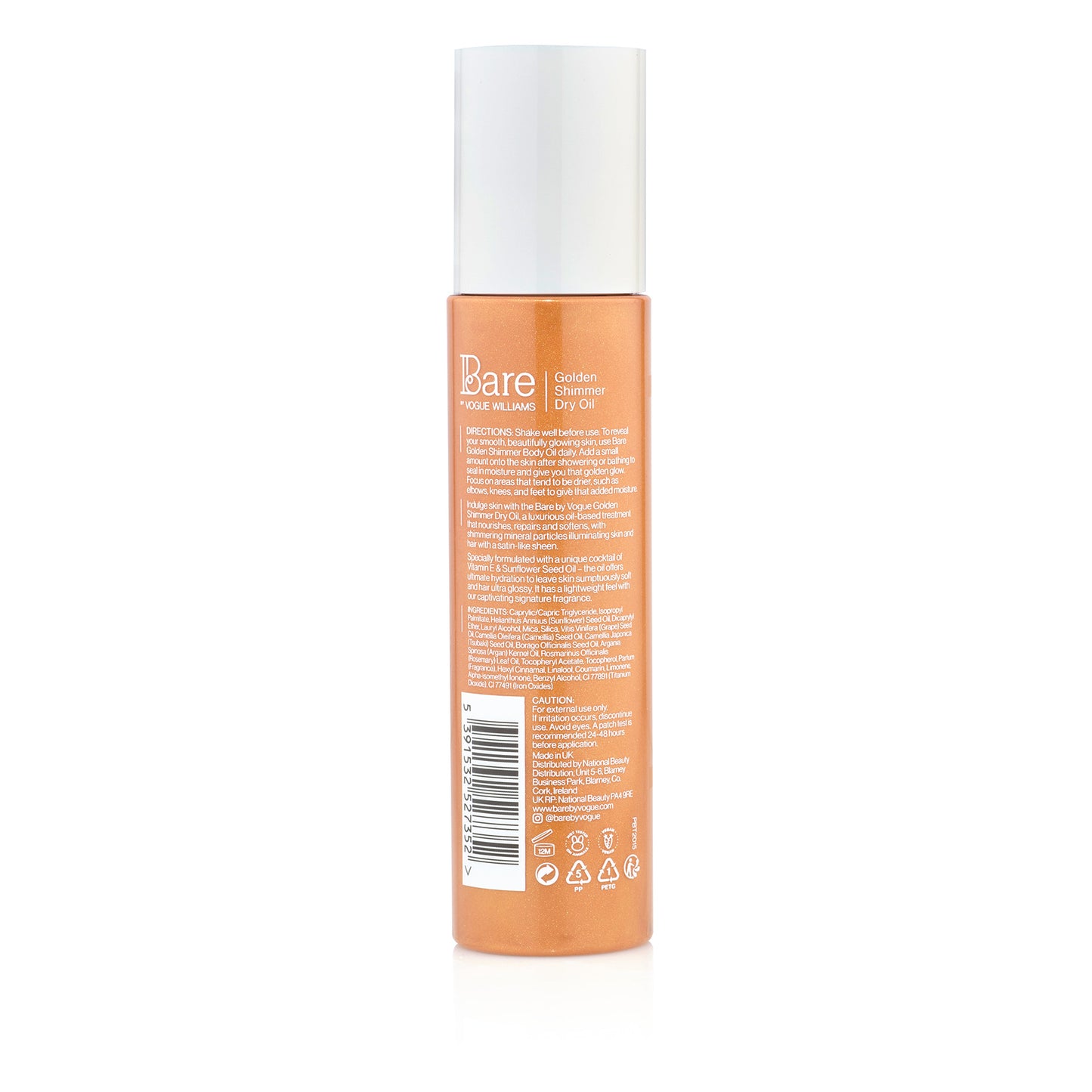 Bare by Vogue Golden Shimmer Dry Oil
