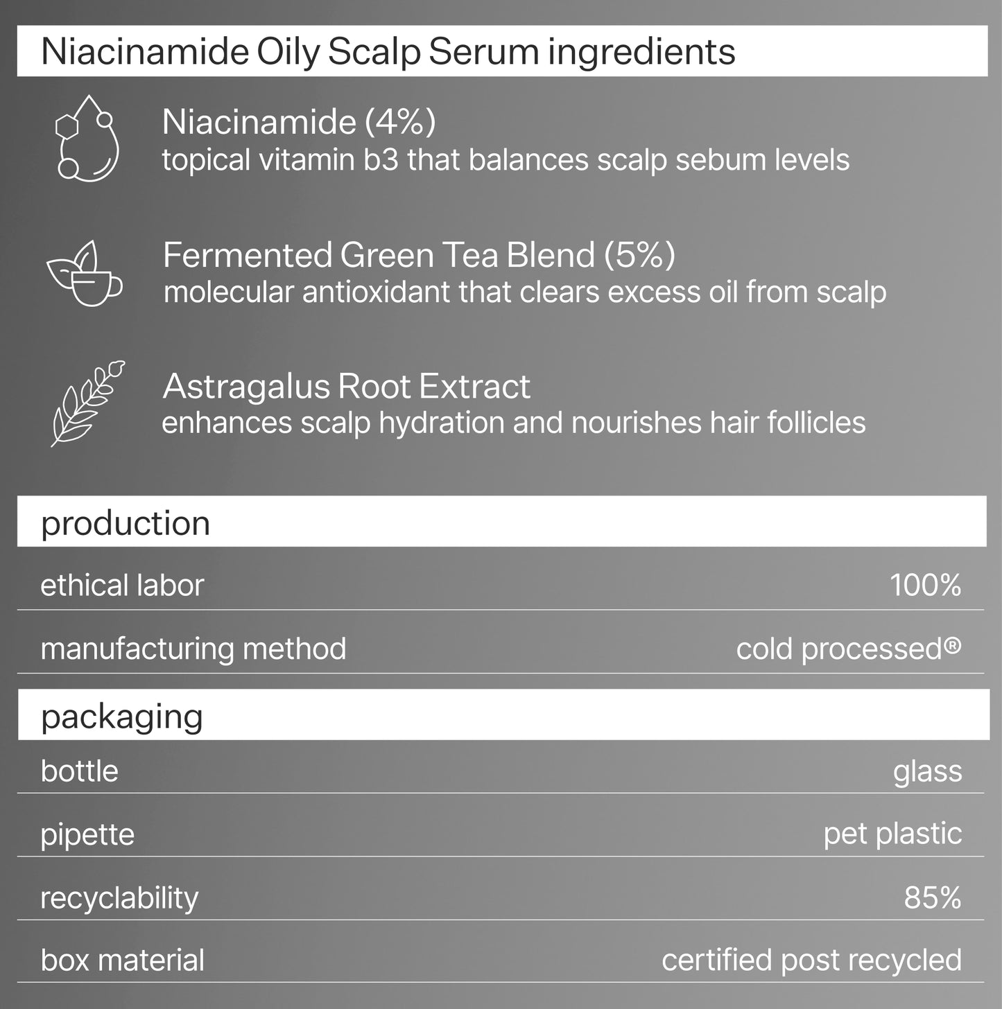 Act+Acre 4% Niacinamide Oily Scalp Serum