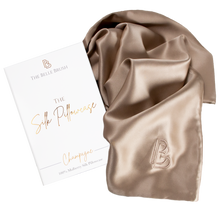 Load image into Gallery viewer, The Belle Brush Silk Pillowcase - Champagne
