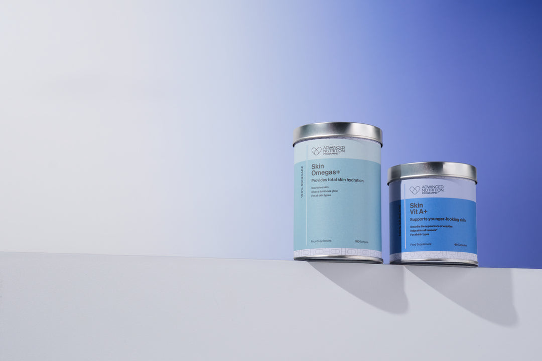 Advanced Nutrition Programme Skin Omegas 180 + COMPLIMENTARY Skin Vit A