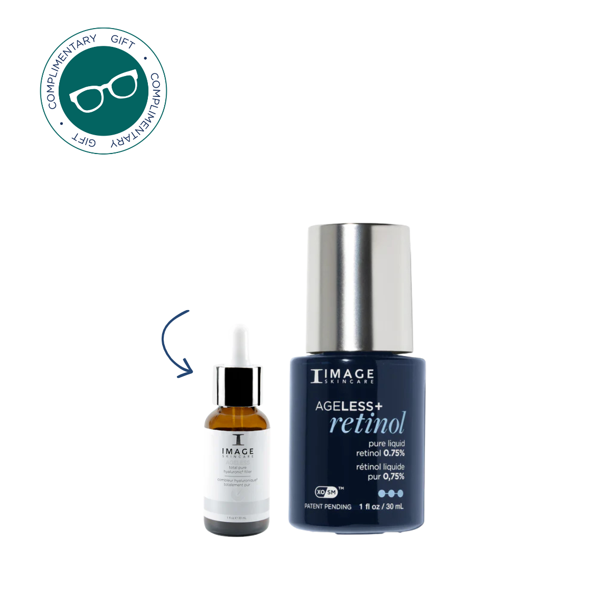IMAGE Skincare AGELESS+ Pure Liquid Retinol 0.75% & FREE 15ml Pure Hyaluronic Filler