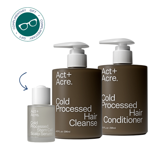 Act+Acre Cold Processed Haircare Bundle + Free Stem Cell Serum (15ml)