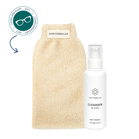 Skin Formulas Cleanser Oil & Milk & FREE Cleansing Mitt