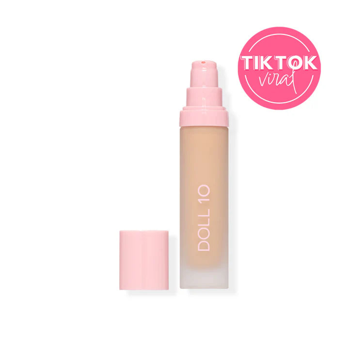 Doll 10 TCE Super Coverage Serum Makeup with Peptides