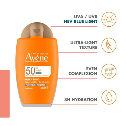 Avène Ultra Fluid Tinted SPF50+ for Normal to Combination Skin