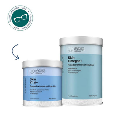 Advanced Nutrition Programme Skin Omegas 180 + COMPLIMENTARY Skin Vit A
