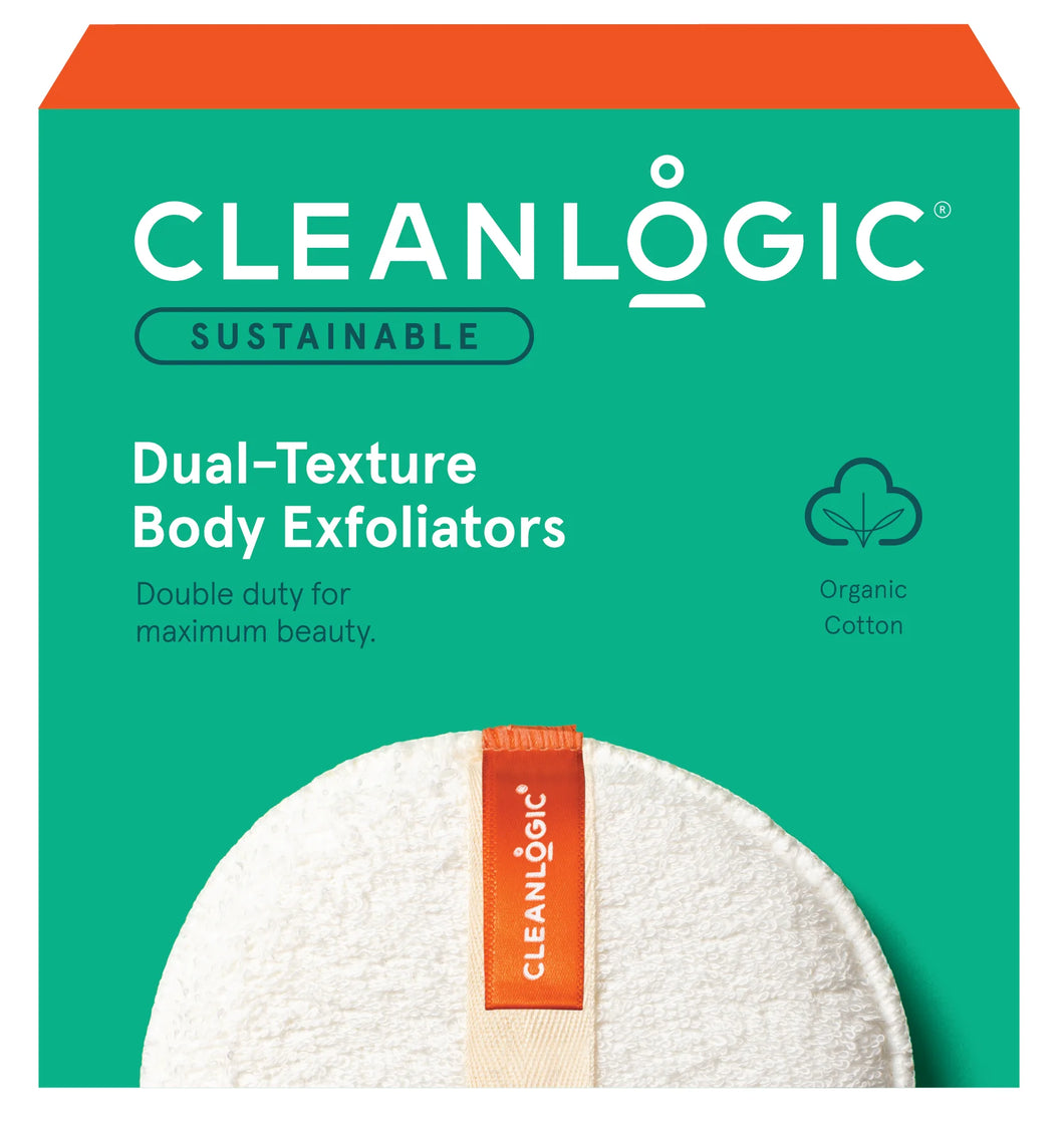 Cleanlogic Sustainable Dual-Texture Body Scrubber