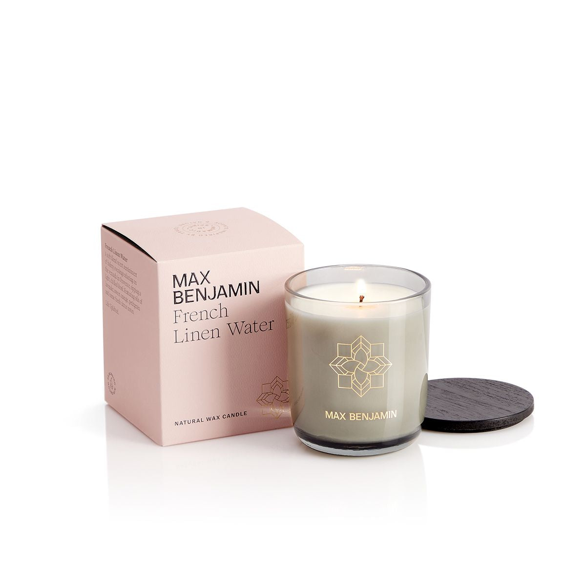 Max Benjamin French Linen Water Luxury Candle