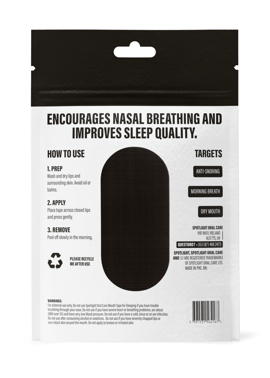 Spotlight Oral Care Mouth Tape
