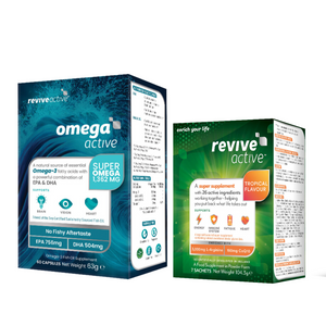 Buy Revive Active Omega Active & receive 1 free week of  Revive Active Tropical