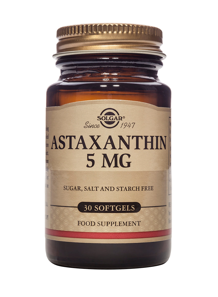 Solgar Astaxanthin Complex Supplement 5mg (30 Soft Gels) 12536282